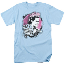 Load image into Gallery viewer, Grease Carnival Queen Mens T Shirt Light Blue