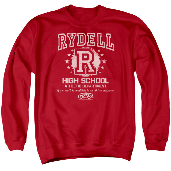 Grease Rydell High Mens Crewneck Sweatshirt Red
