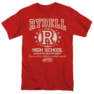 Grease Rydell High Mens T Shirt Red