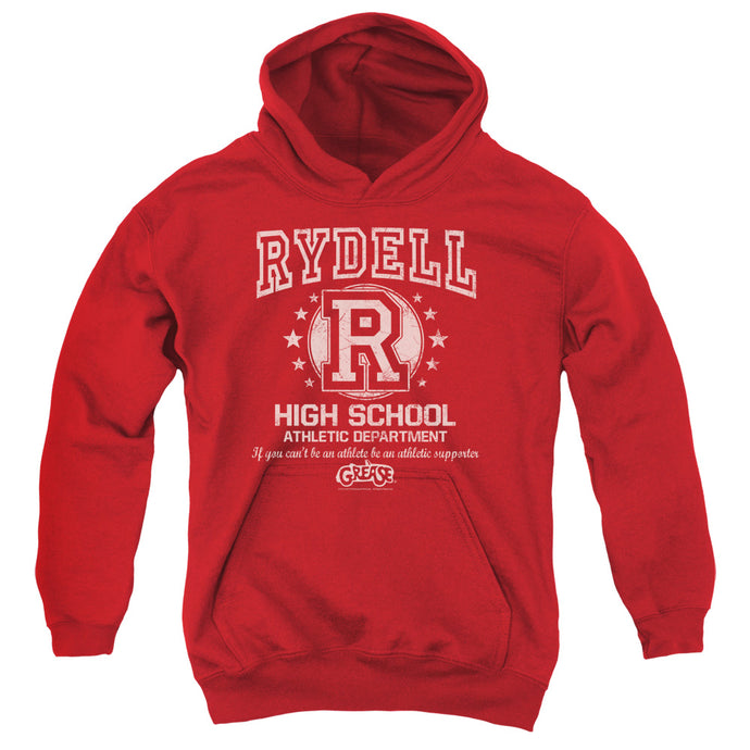 Grease Rydell High Kids Youth Hoodie Red