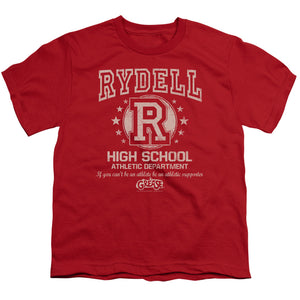 Grease Rydell High Kids Youth T Shirt Red