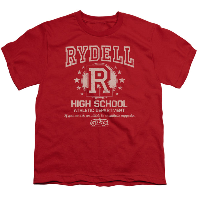 Grease Rydell High Kids Youth T Shirt Red