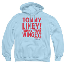 Load image into Gallery viewer, Tommy Boy Want Wingey Mens Hoodie Light Blue