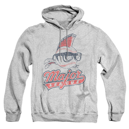 Major League Vintage Logo Mens Hoodie Athletic Heather Officially Licensed