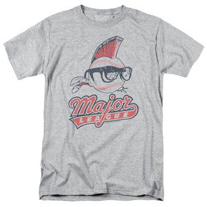 Major League Vintage Logo Mens T Shirt Athletic Heather