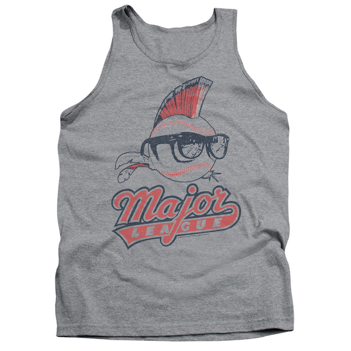 Major League Vintage Logo Mens Tank Top Shirt Athletic Heather