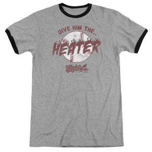 Major League The Heater Heather Ringer Mens T Shirt Heather