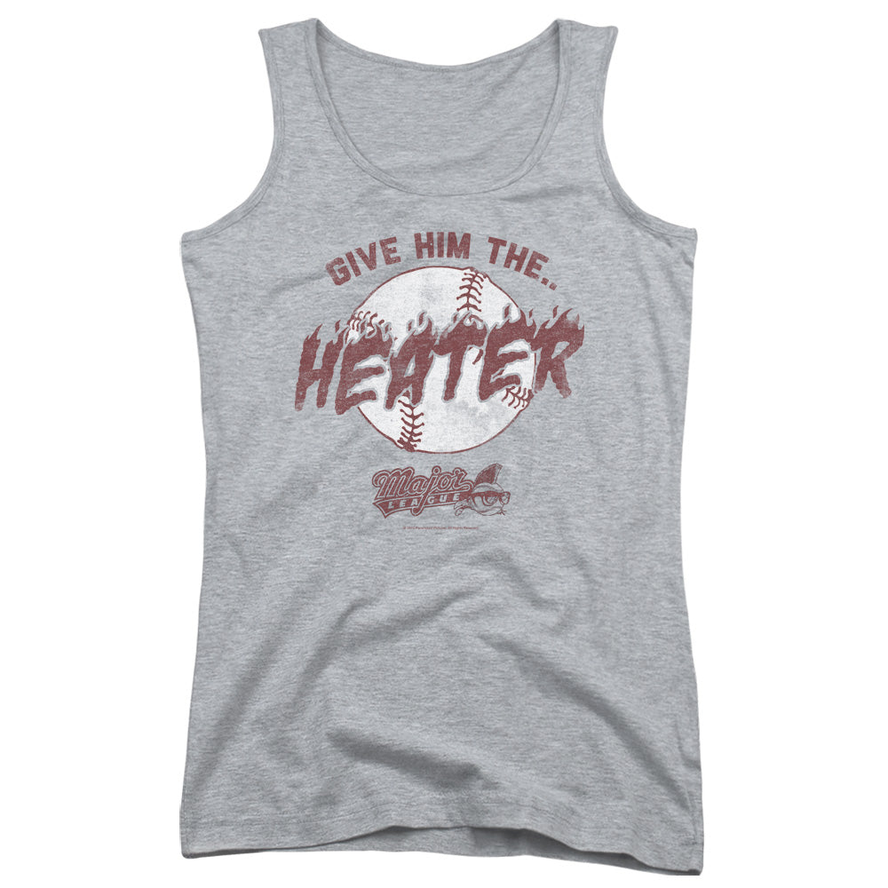 Major League The Heater Womens Tank Top Shirt Athletic Heather