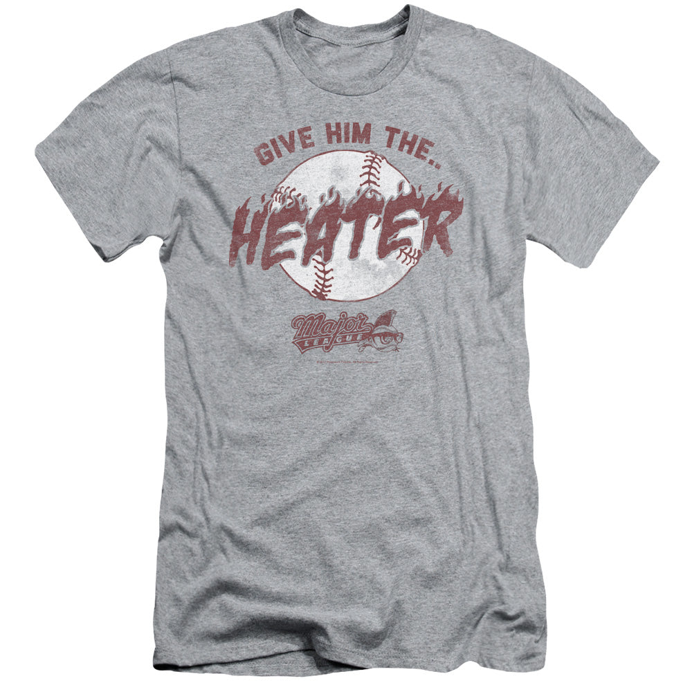 Major League The Heater Slim Fit Mens T Shirt Athletic Heather