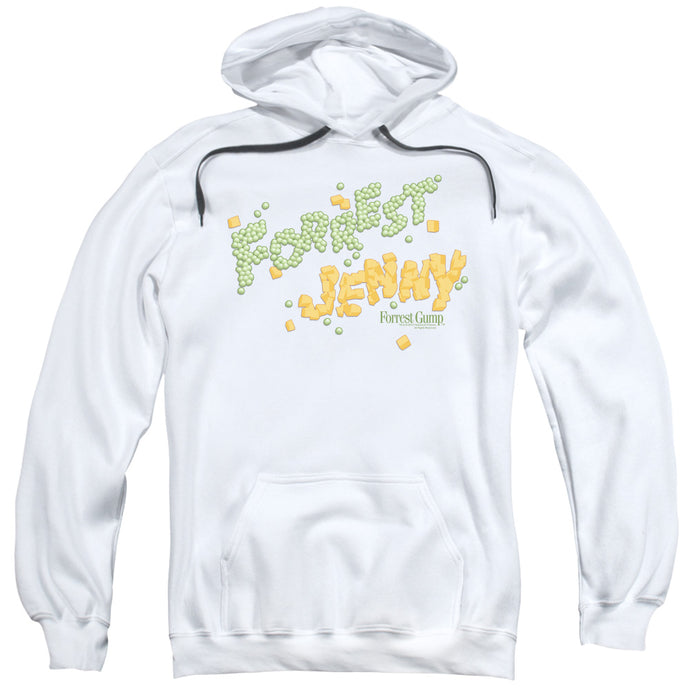 Forrest Gump Peas And Carrots Mens Hoodie White