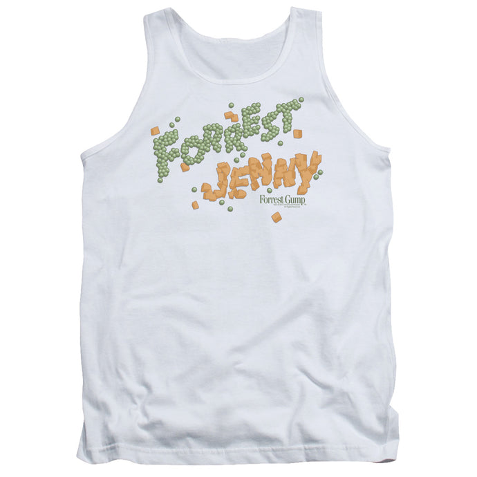 Forrest Gump Peas And Carrots Mens Tank Top Shirt White