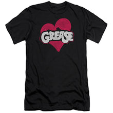 Load image into Gallery viewer, Grease Heart Premium Bella Canvas Slim Fit Mens T Shirt Black