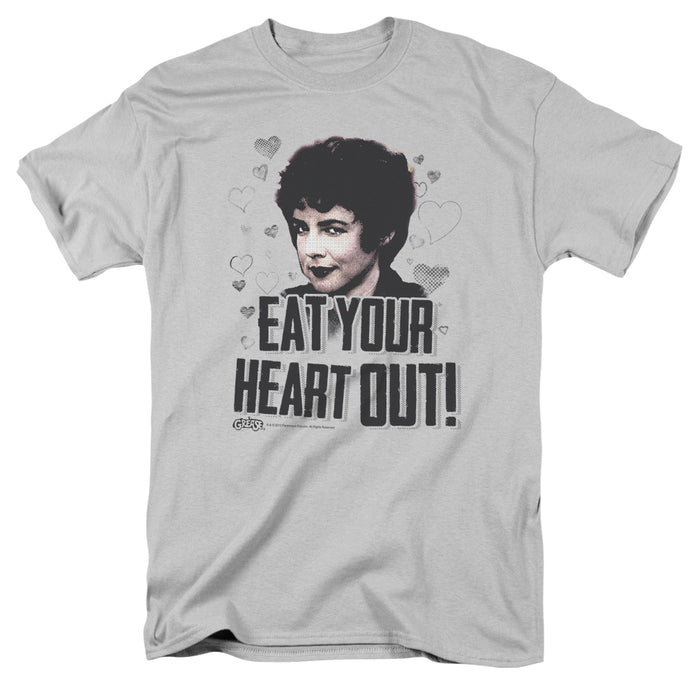 Grease Eat Your Heart Out Mens T Shirt Silver