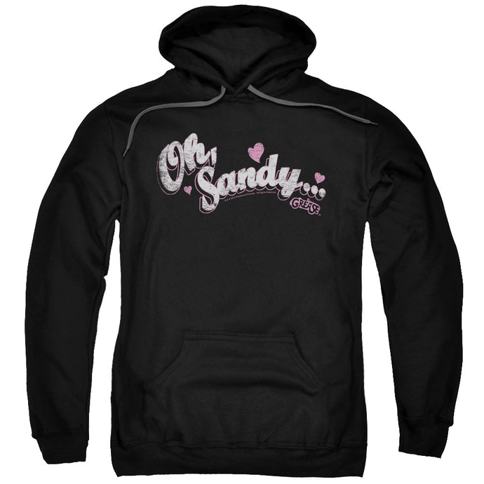 Grease Oh Sandy Mens Hoodie Black