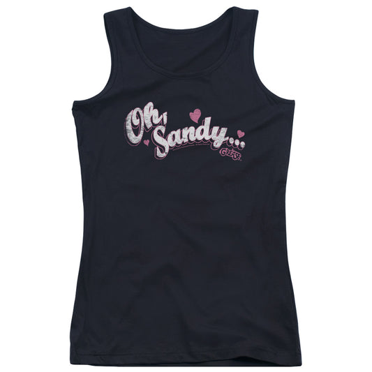 Grease Oh Sandy Womens Tank Top Shirt Black