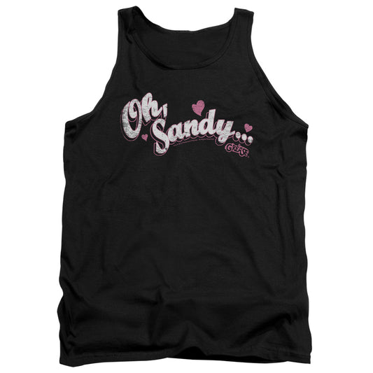 Grease Oh Sandy Mens Tank Top Shirt Black