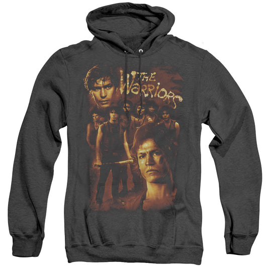 The Warriors 9 The Warriors Heather Mens Hoodie Black