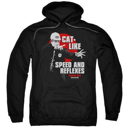 Tommy Boy Cat Like Mens Hoodie Black