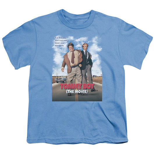 Tommy Boy Movie Poster Kids Youth T Shirt Carolina Blue