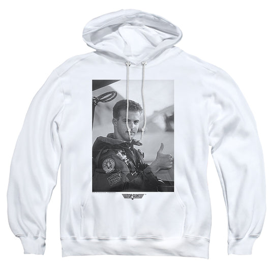 Top Gun My Wingman Mens Hoodie White