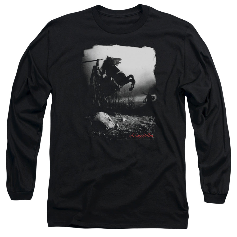 Sleepy Hollow Foggy Night Mens Long Sleeve Shirt Black