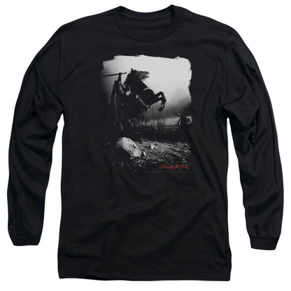 Sleepy Hollow Foggy Night Mens Long Sleeve Shirt Black