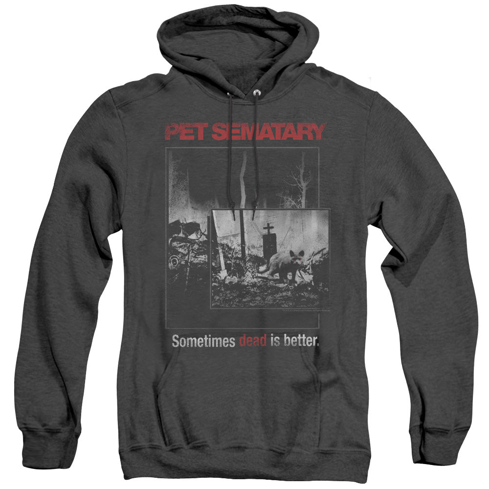 Pet Sematary Cat Poster Heather Mens Hoodie Black