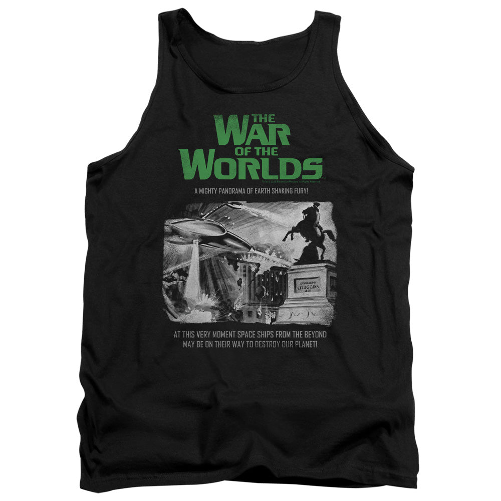 War Of The Worlds Attack People Poster Mens Tank Top Shirt Black