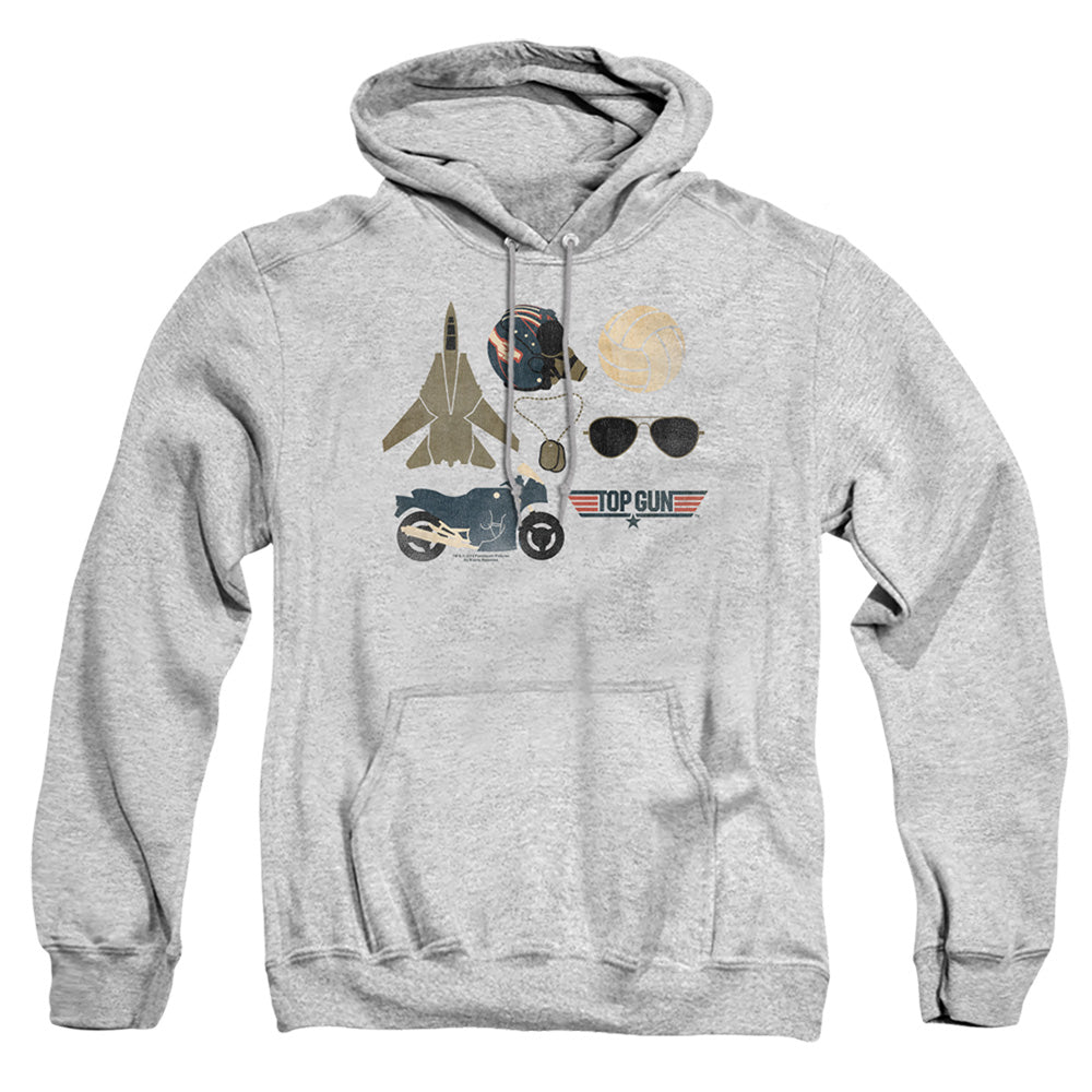 Top Gun Items Mens Hoodie Athletic Heather