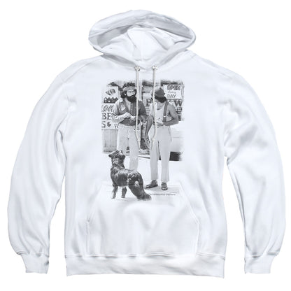 Up In Smoke Cheech Chong Dog Mens Hoodie White