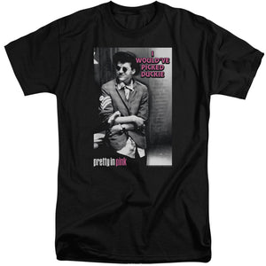 Pretty In Pink I Wouldve Mens Tall T Shirt Black