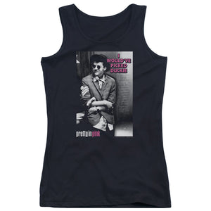 Pretty In Pink I Wouldve Womens Tank Top Shirt Black