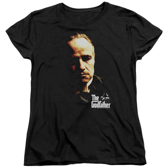 The Godfather Don Vito Womens T Shirt Black