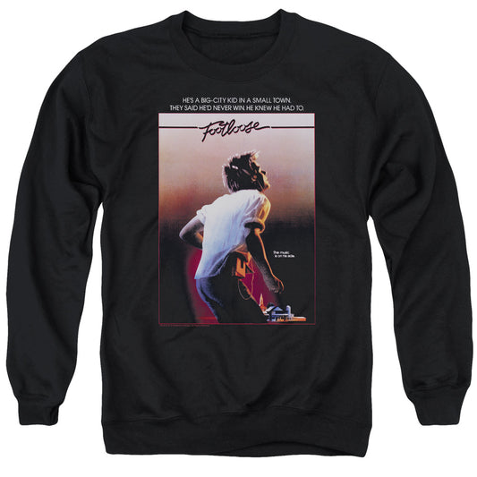 Footloose Poster Mens Crewneck Sweatshirt Black