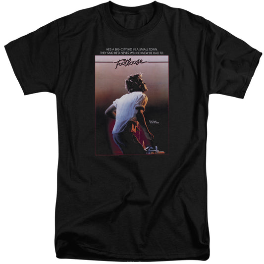 Footloose Poster Mens Tall T Shirt Black