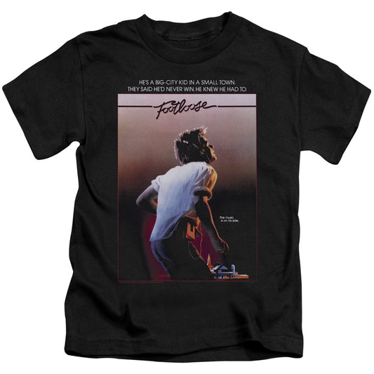 Footloose Poster Juvenile Kids Youth T Shirt Black