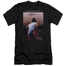 Load image into Gallery viewer, Footloose Poster Premium Bella Canvas Slim Fit Mens T Shirt Black