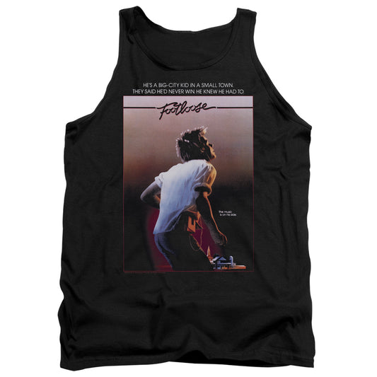 Footloose Poster Mens Tank Top Shirt Black