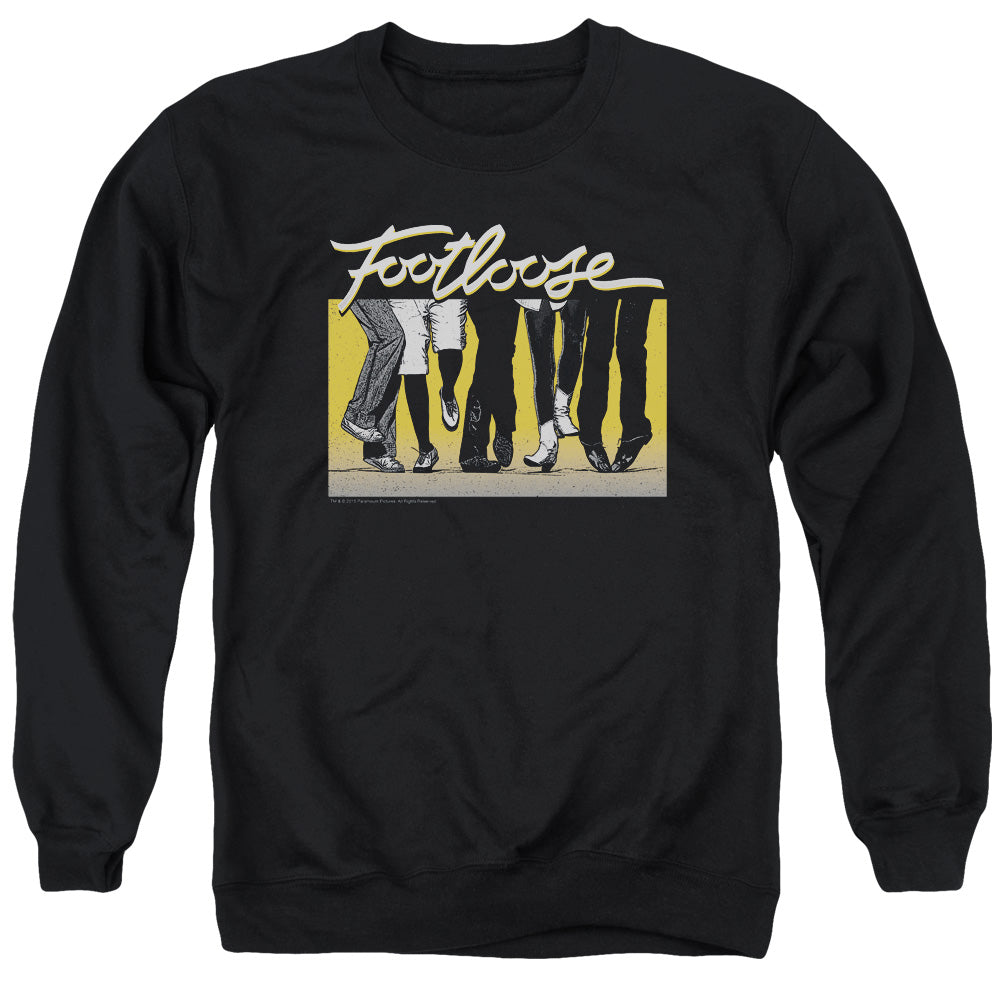 Footloose Dance Party Mens Crewneck Sweatshirt Black