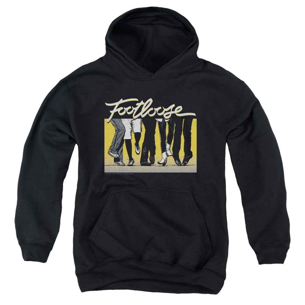 Footloose Dance Party Kids Youth Hoodie Black