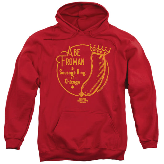 Ferris Buellers Day Off Abe Froman Mens Hoodie Red