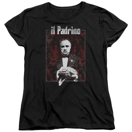 The Godfather Sangue Womens T Shirt Black