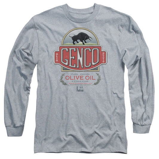 The Godfather Genco Olive Oil Mens Long Sleeve Shirt Athletic Heather