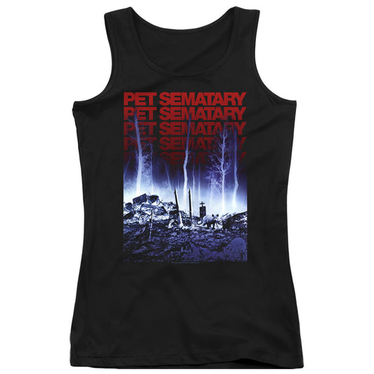 Pet Sematary Sematary Womens Tank Top Shirt Black