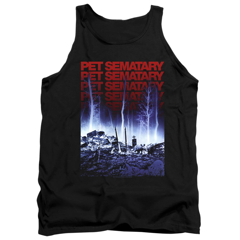 Pet Sematary Sematary Mens Tank Top Shirt Black