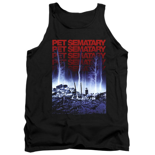 Pet Sematary Sematary Mens Tank Top Shirt Black