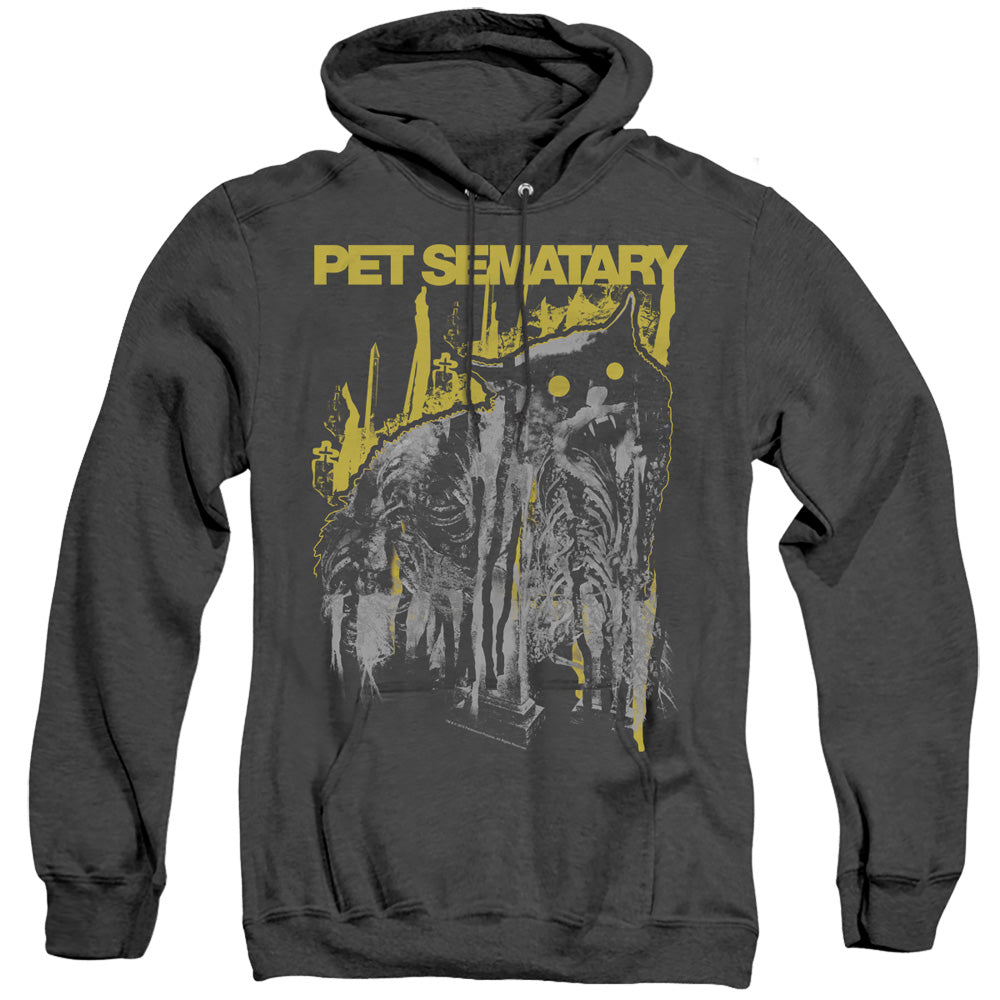Pet Sematary Decay Mens Heather Hoodie Black Officially Licensed