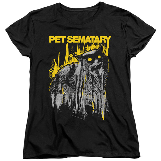 Pet Sematary Decay Womens T Shirt Black