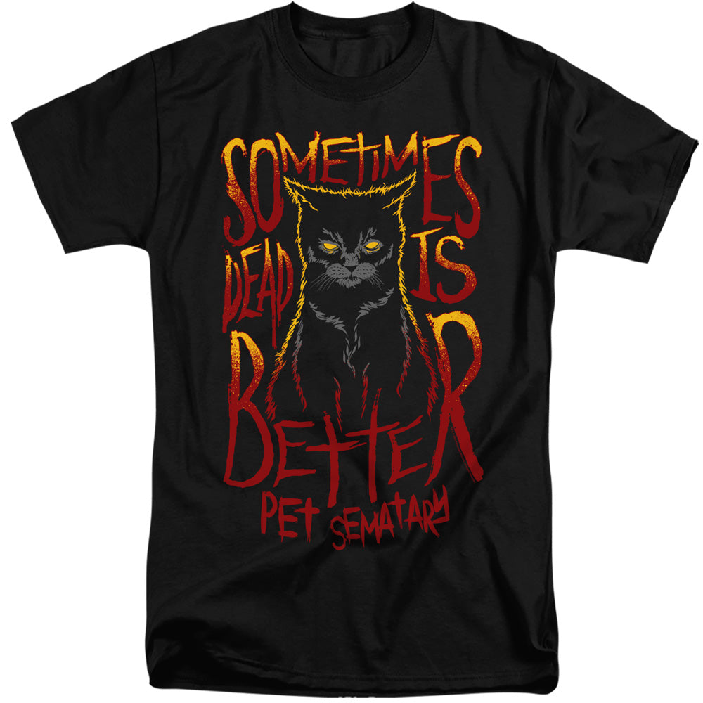 Pet Sematary Dead Is Better Mens Tall T Shirt Black
