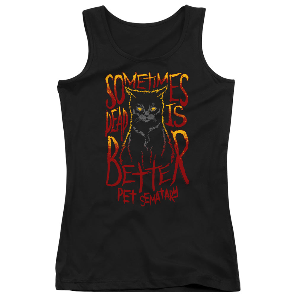 Pet Sematary Dead Is Better Womens Tank Top Shirt Black